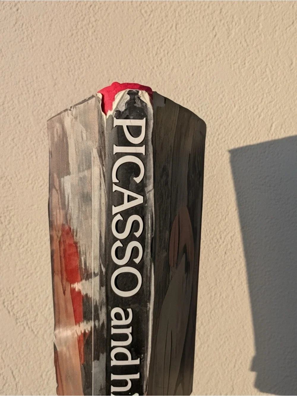 PICASSO and His Art - Vintage Decorative Home Art Book (Beige, Pink, Black)